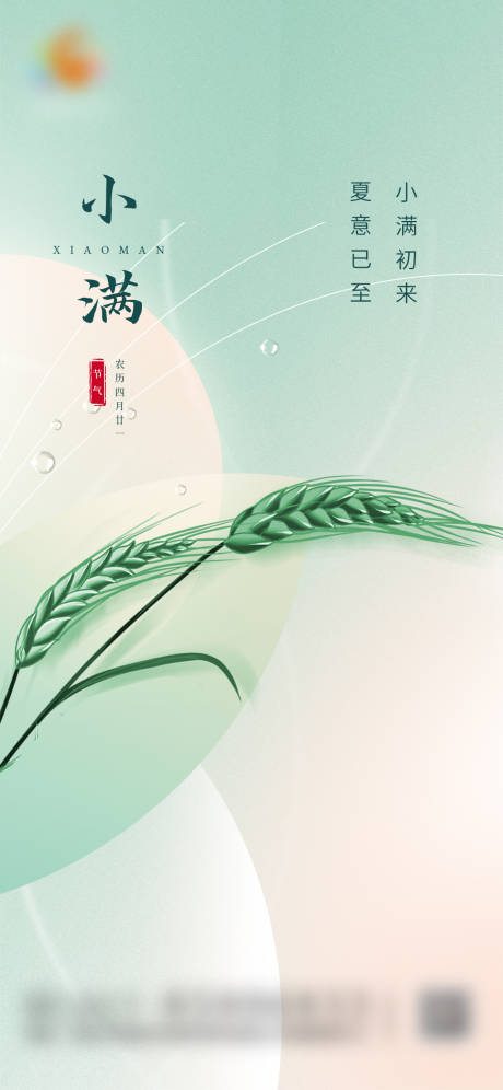 源文件下载【地产小满海报】编号：34040009981135813