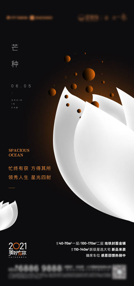 源文件下載【高端地產芒種節日海報】編號：87330009892821546