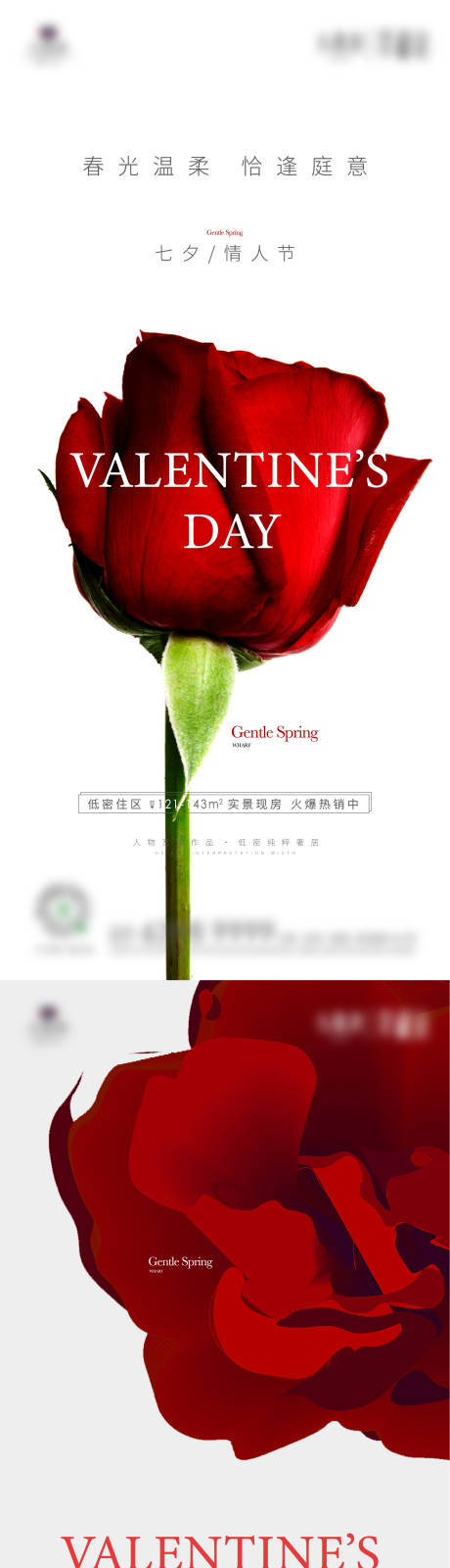 源文件下载【七夕情人节玫瑰花海报】编号：25020010131005368