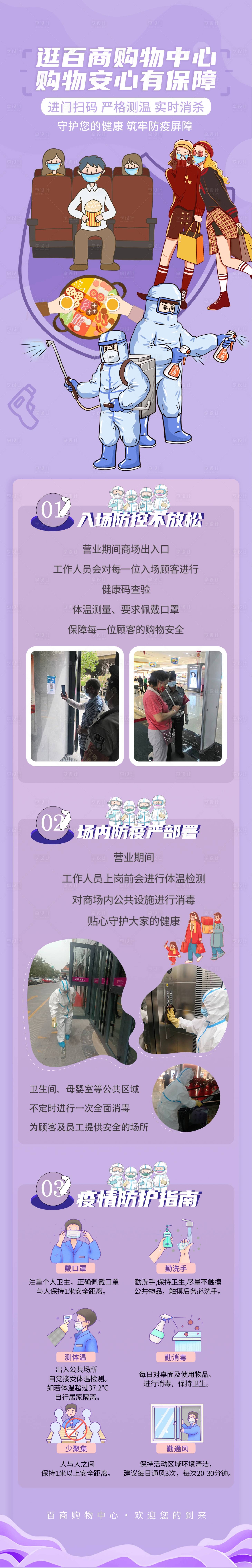 源文件下載【享設計】搜索編號：32980010232593750【商場防疫長圖】