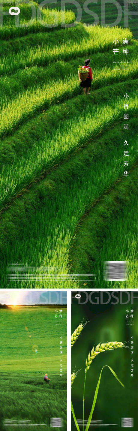 源文件下载【芒种小满地产系列节日海报】编号：66500009773998378