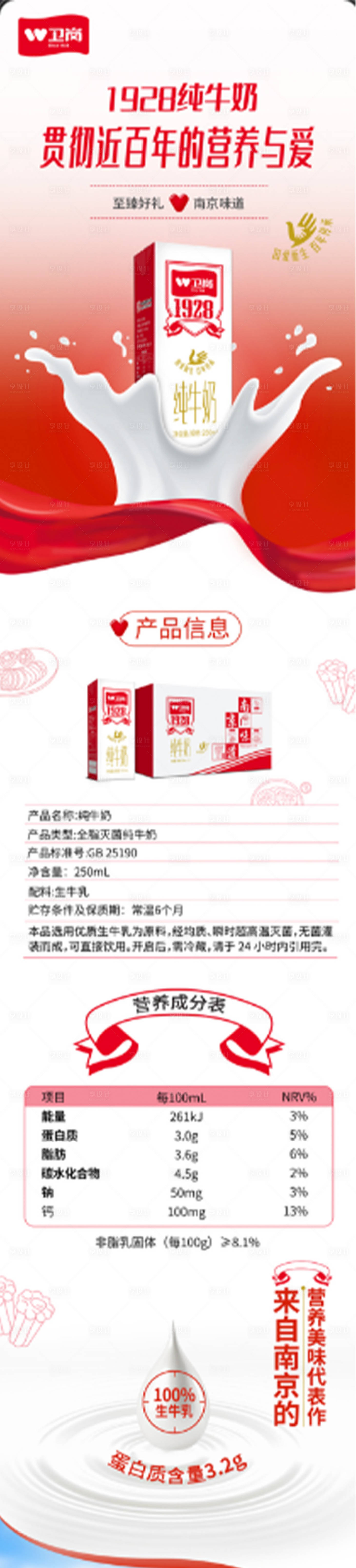 源文件下载【牛奶产品电商详情页】编号：77890009891287379