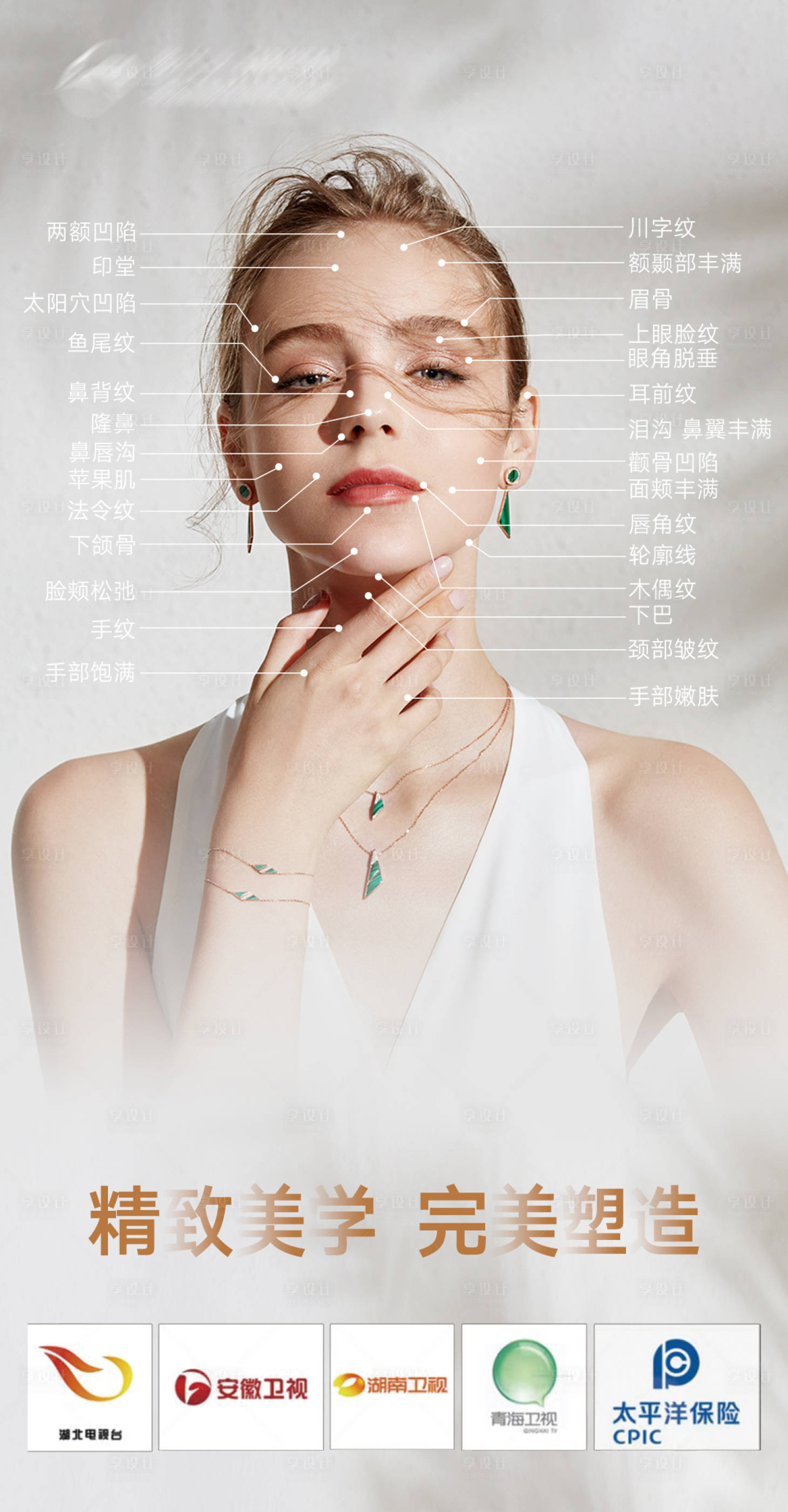 源文件下载【医美面部美学海报】编号：33370009927147197