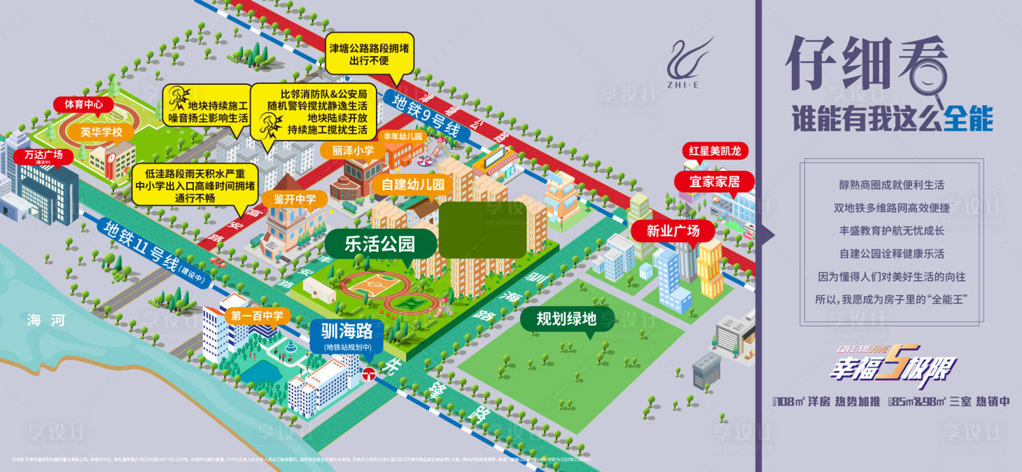 源文件下载【享设计】搜索编号：96350010143507244【地产竞品打压海报展板】