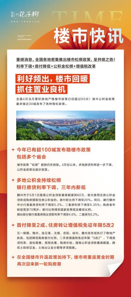 源文件下载【地产楼市快讯新闻利好类海报】编号：36230009905681259