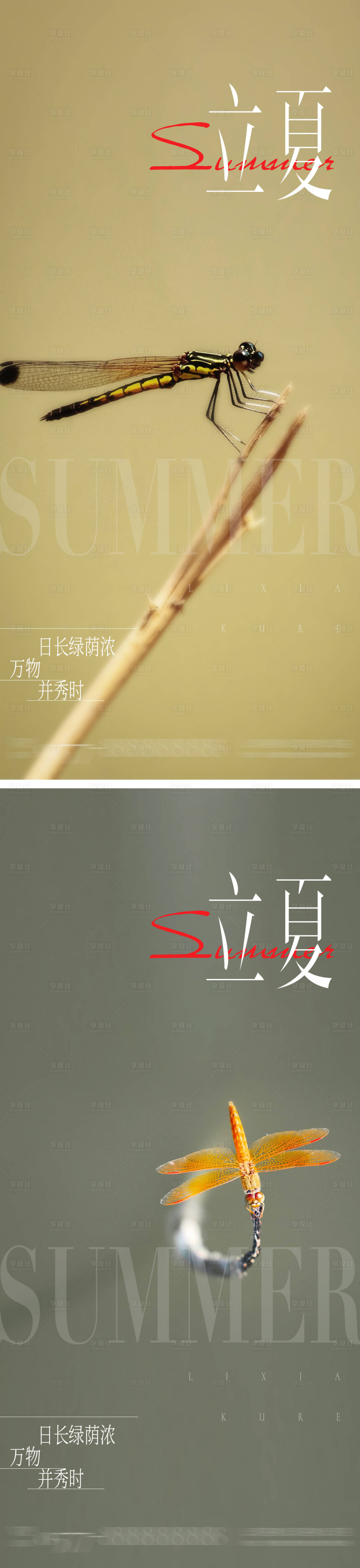 源文件下载【立夏节气系列海报】编号：73170009794541618