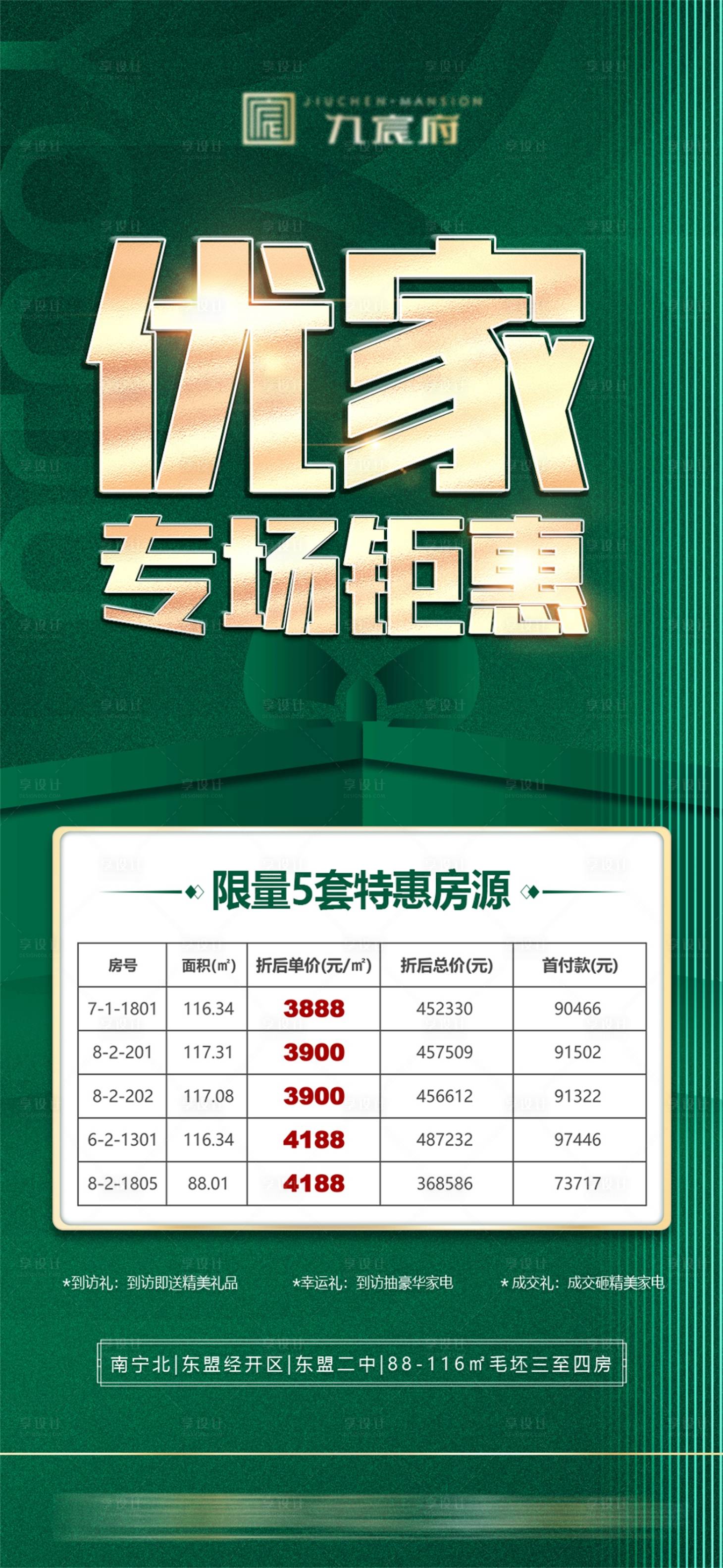 源文件下载【享设计】搜索编号：74470010124002820【特惠房海报】