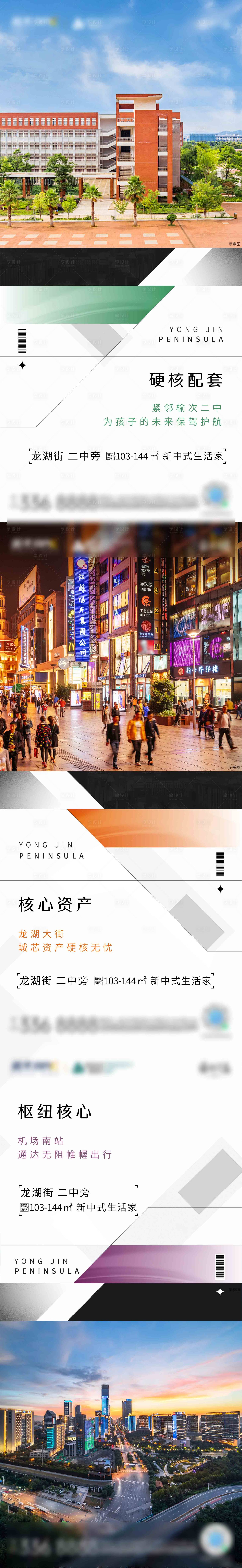 源文件下载【享设计】搜索编号：68440009884926371【地产项目配套价值点系列海报】