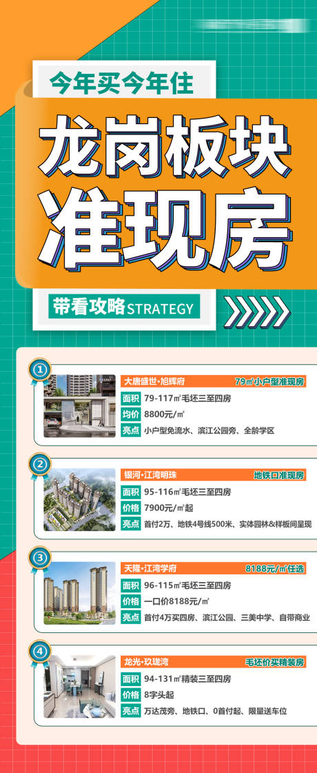 源文件下载【准现房海报】编号：21950010050291398