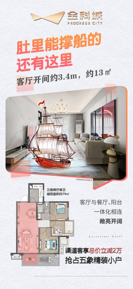 源文件下载【地产户型介绍简约海报】编号：87960010182173573