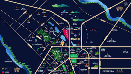源文件下载【地产区位图设计】编号：45310009796967075
