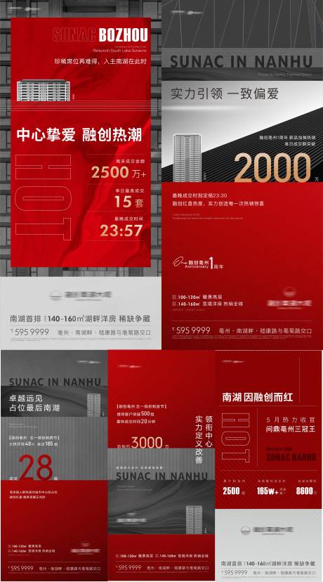 源文件下载【房地产热销卖压红盘数据海报】编号：20220523211208872