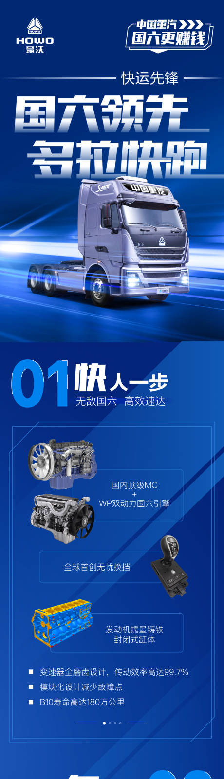源文件下载【国六领先多拉快跑科技类车企技术卡车长】编号：53090010074283178