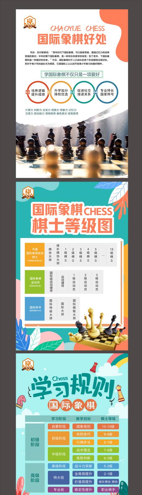 源文件下载【国际象棋海报系列展板】编号：20220520144239532