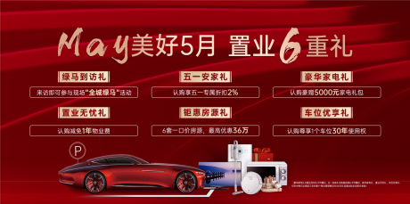 源文件下载【地产置业礼活动展板】编号：42410010194097973