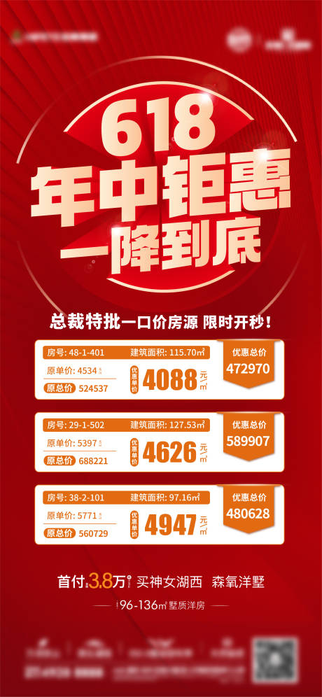 源文件下載【618特價房海報】編號：33170010572678033