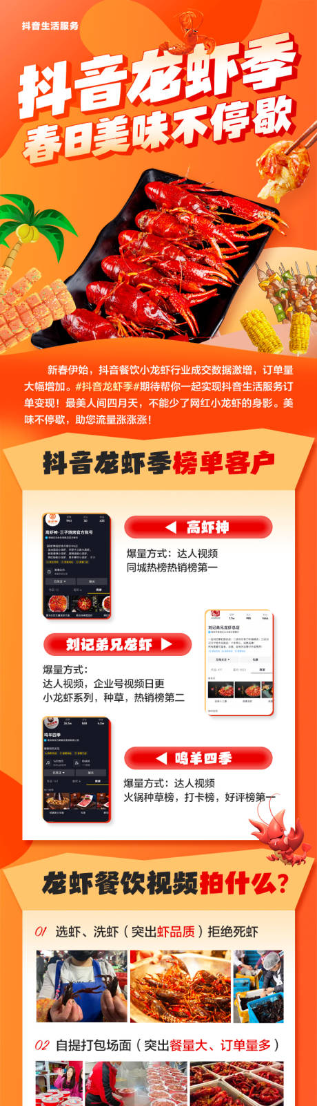 源文件下载【龙虾美食排版长图】编号：59670010463667706