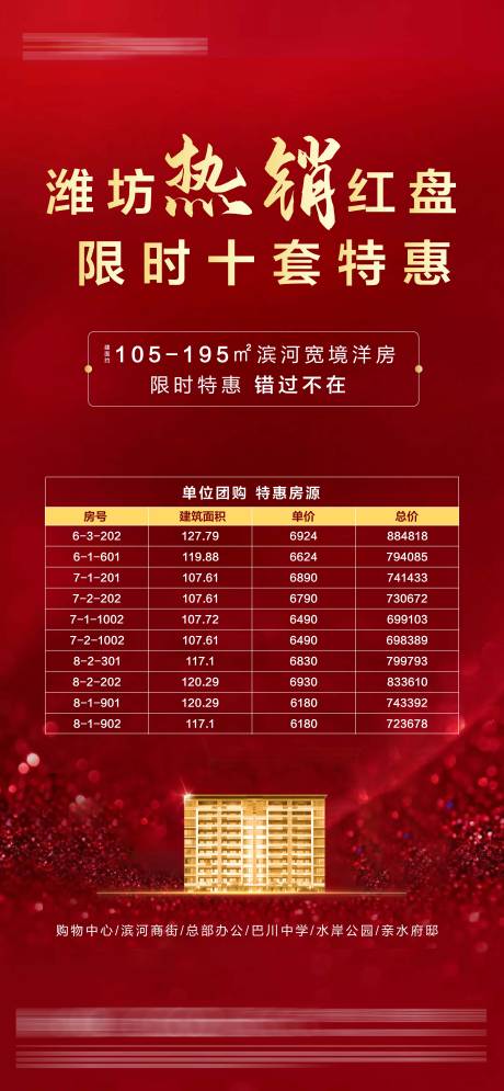 源文件下载【热销特价房海报】编号：23160010460062732
