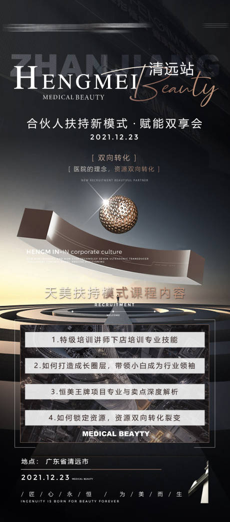 源文件下載【醫(yī)美招商課程海報】編號：30870010350921202