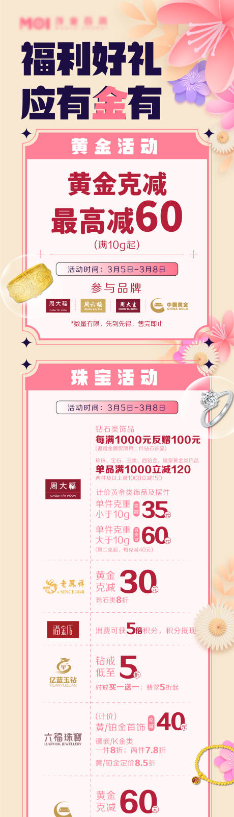 源文件下载【黄金活动促销长图海报】编号：54230010549288210
