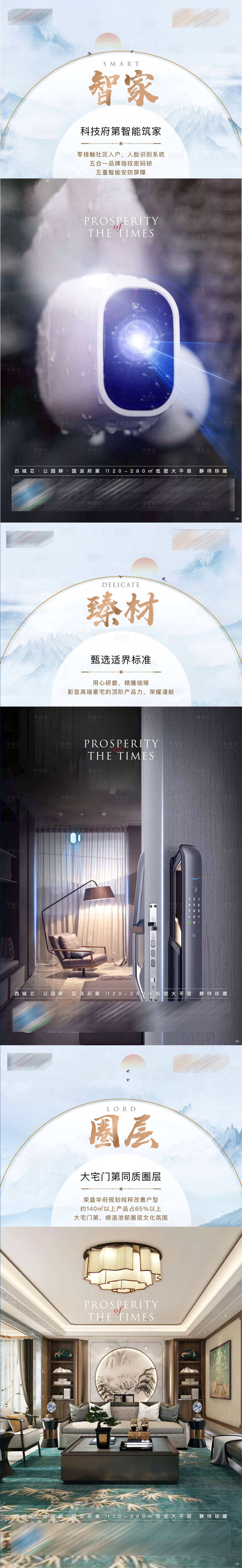 源文件下載【地產價值點系列海報】編號：86850010820872385