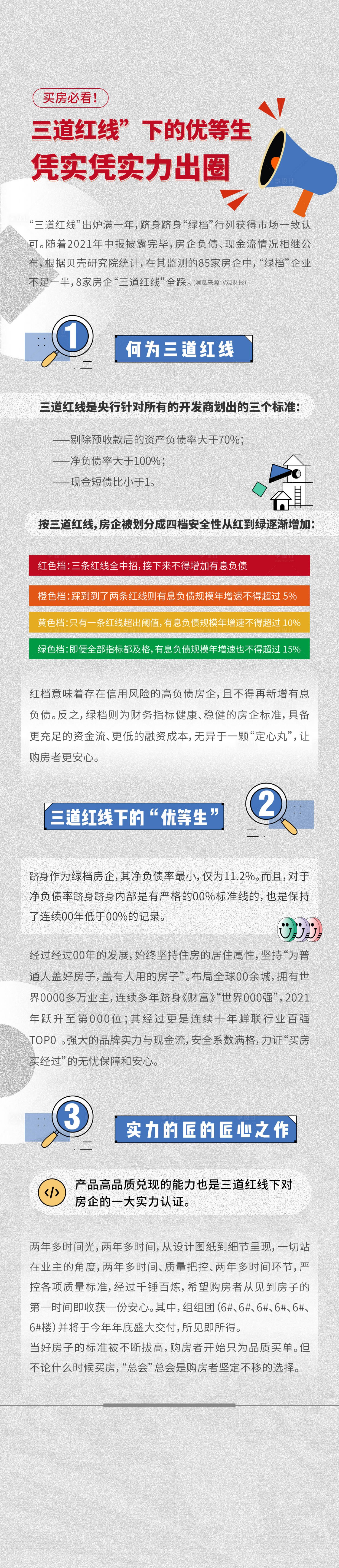 源文件下載【地產優等生紅線長圖海報】編號：64420010371299748
