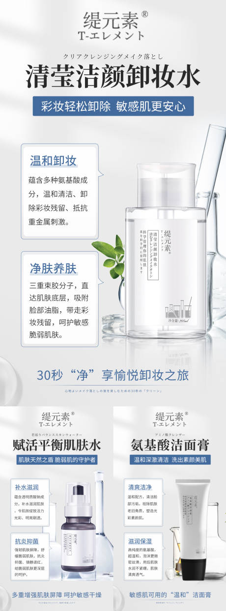 源文件下載【享設(shè)計(jì)】搜索編號(hào)：29770010383607040【清潔護(hù)膚品宣傳系列海報(bào)】