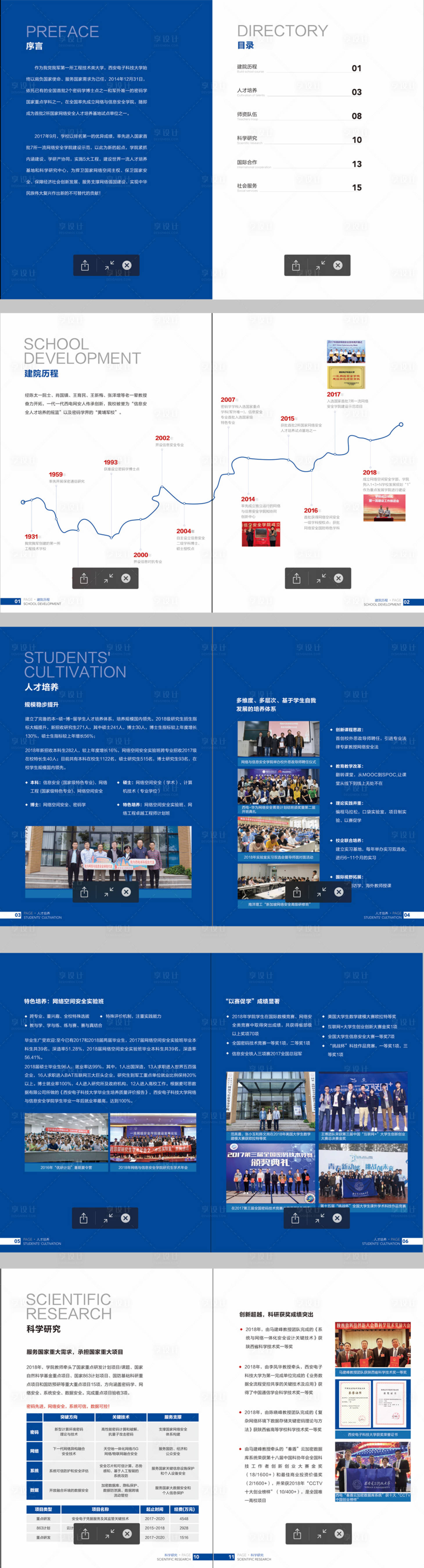 源文件下载【学校教育画册设计】编号：70510010641732294