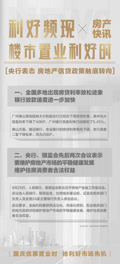 源文件下载【楼市快讯海报】编号：38440010424279584