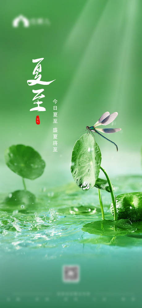 源文件下載【地產夏至節氣海報】編號：76510010630386937