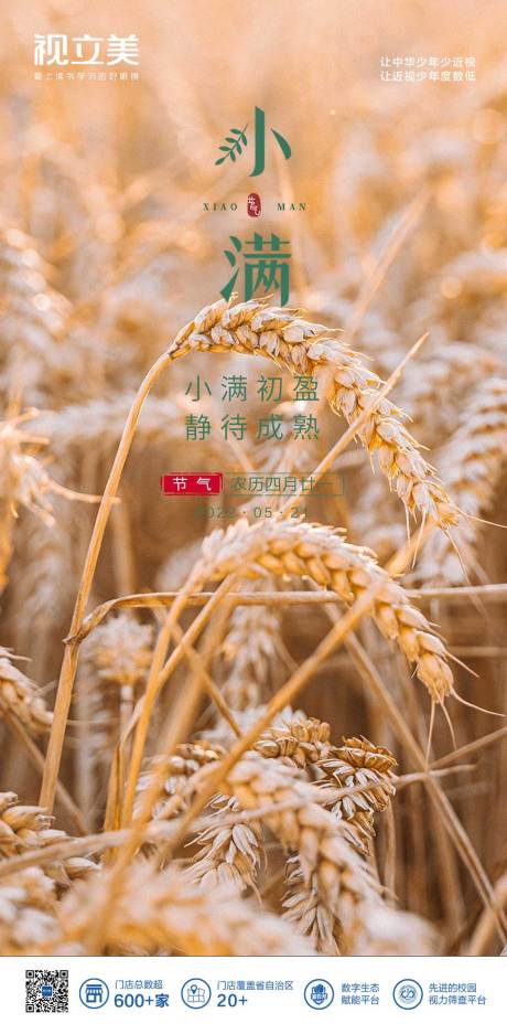 源文件下载【享设计】搜索编号：36600010403304217【小满节气海报】