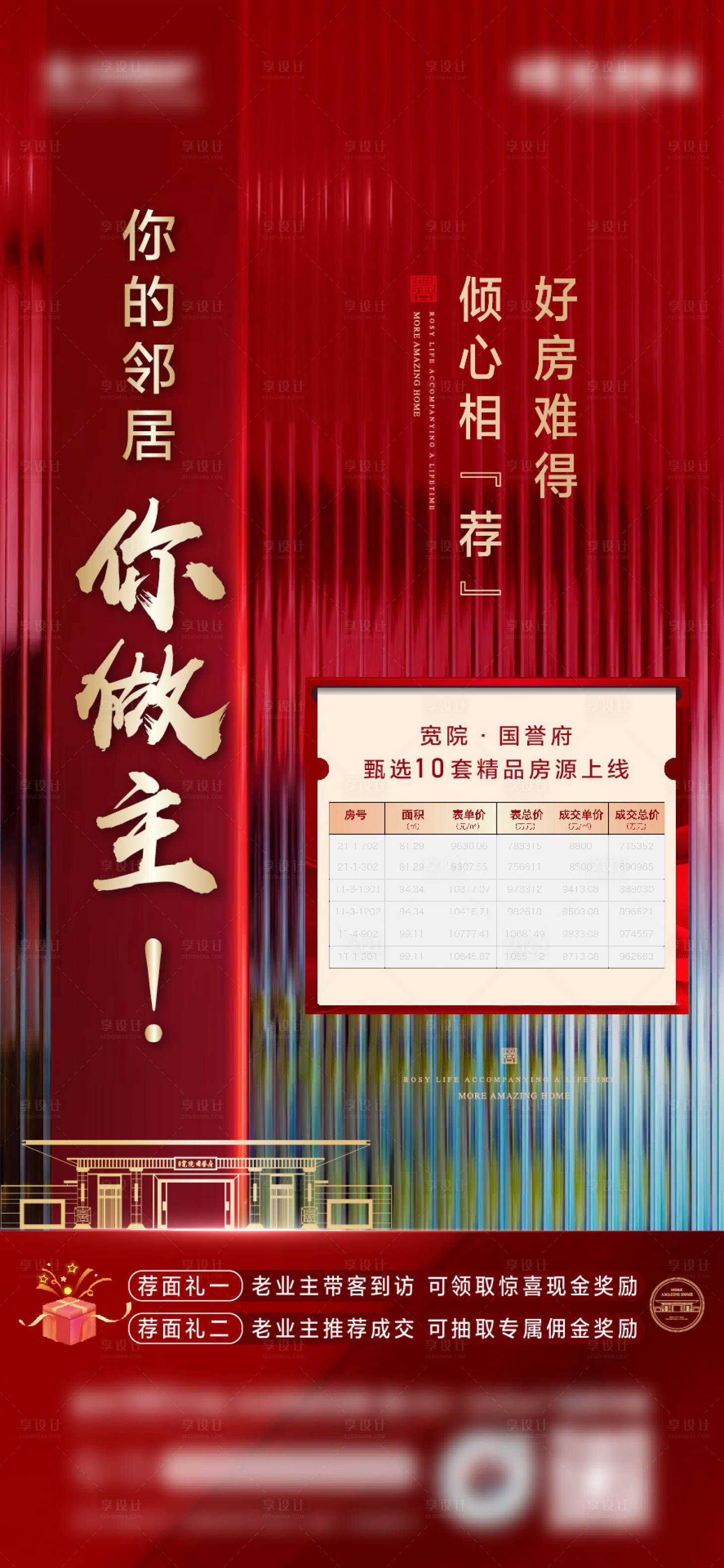 源文件下載【享設計】搜索編號：46280010785449522【地產熱銷促銷海報】