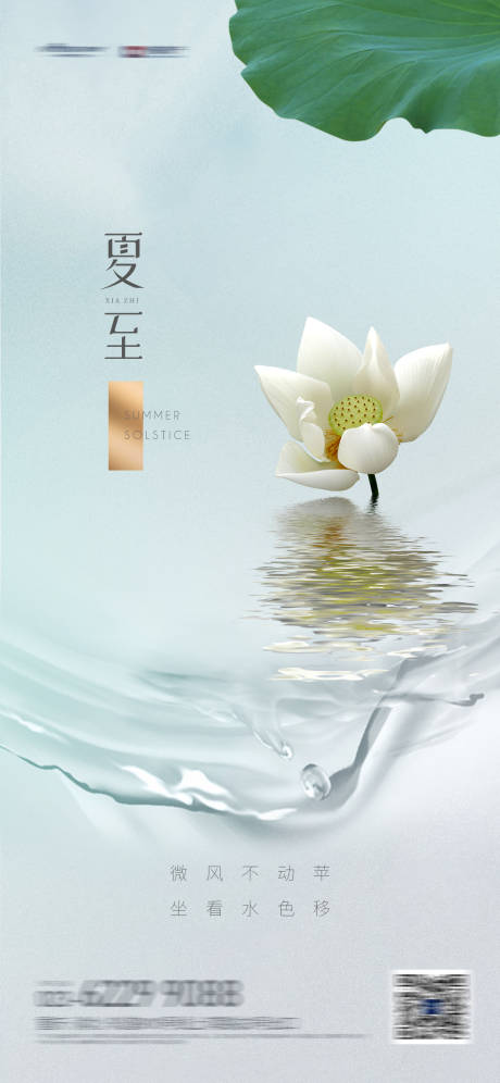 源文件下载【夏至节气海报】编号：91650010402763211
