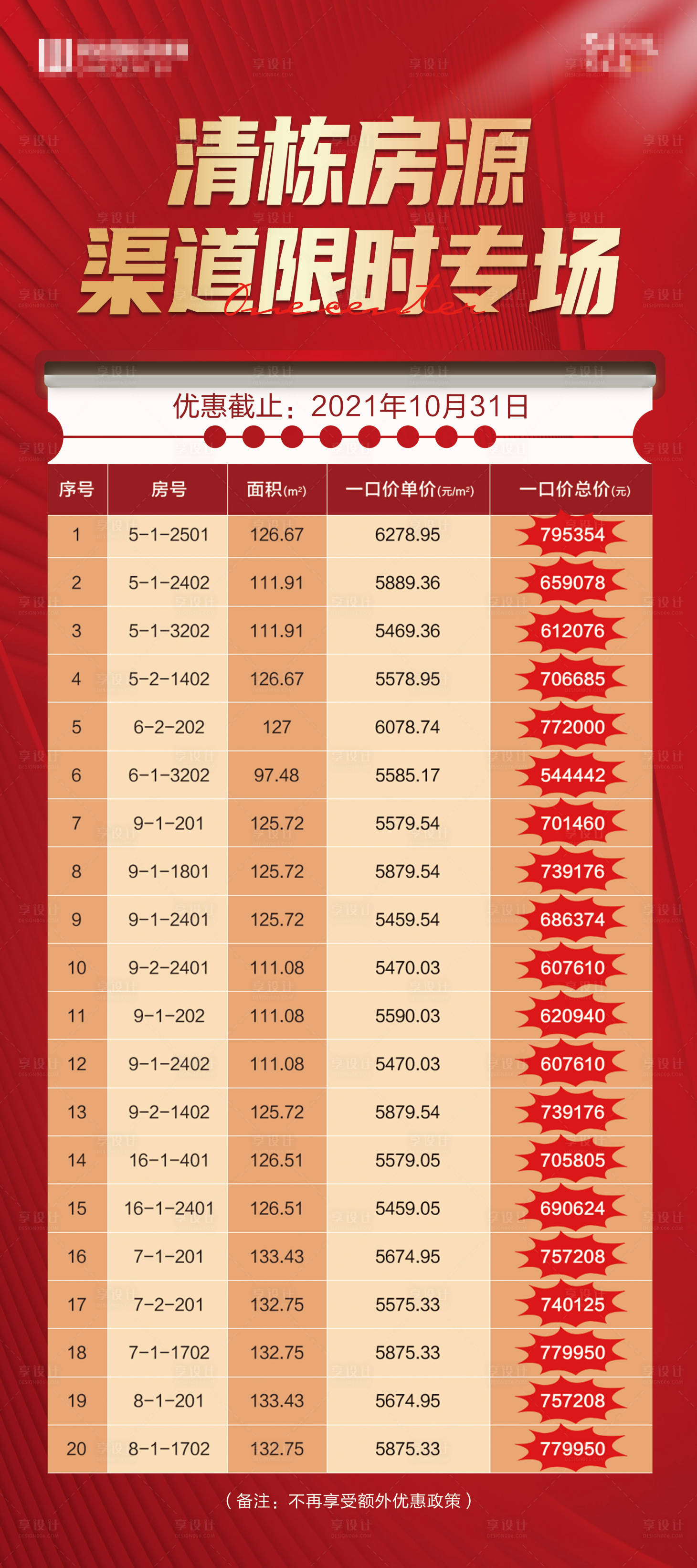 源文件下載【享設計】搜索編號：26800010718663257【特價房展架】