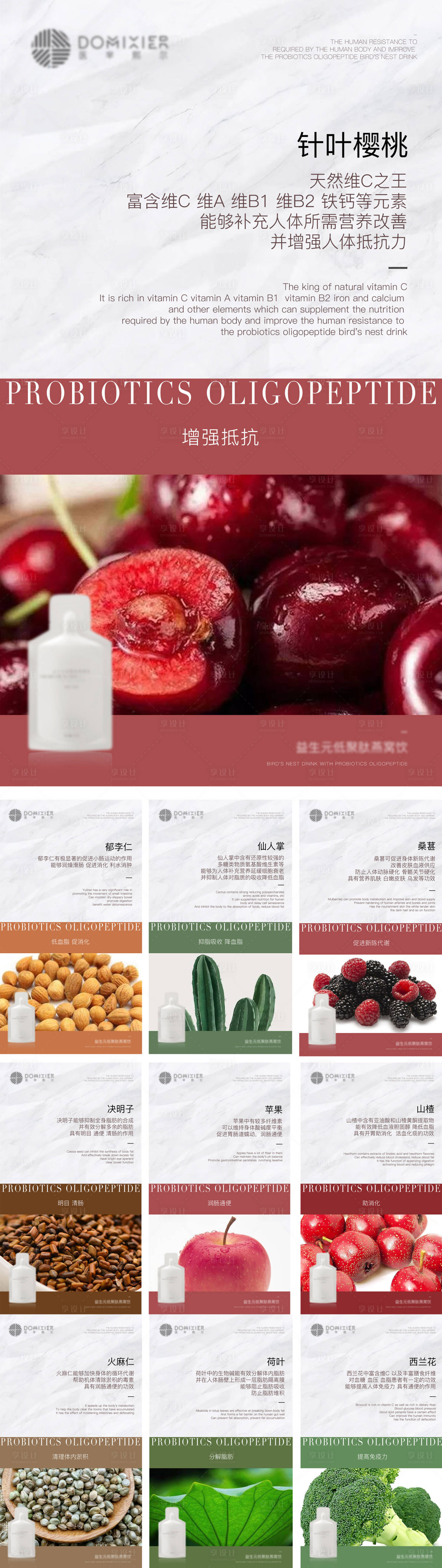 源文件下载【减肥产品成分海报】编号：89930010338151817