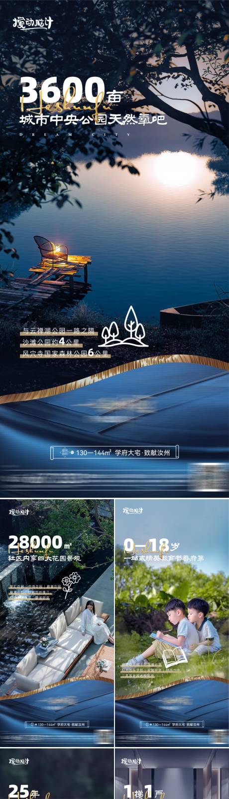 源文件下载【蓝金价值点卖点系列海报】编号：53470010403279801