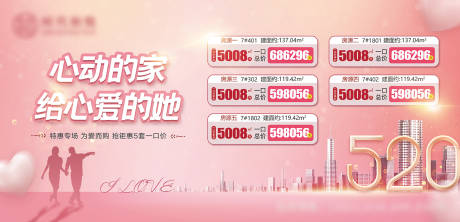 源文件下载【地产520活动特价房展板】编号：26590010354264945