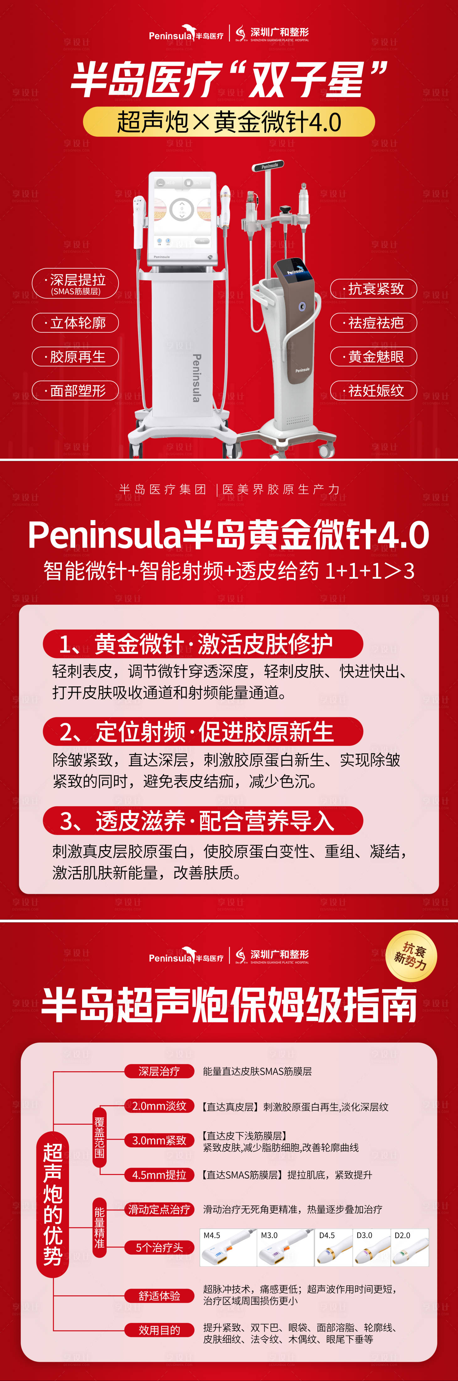源文件下载【医美半岛超声炮黄金微针科普详情页】编号：84310010800332029
