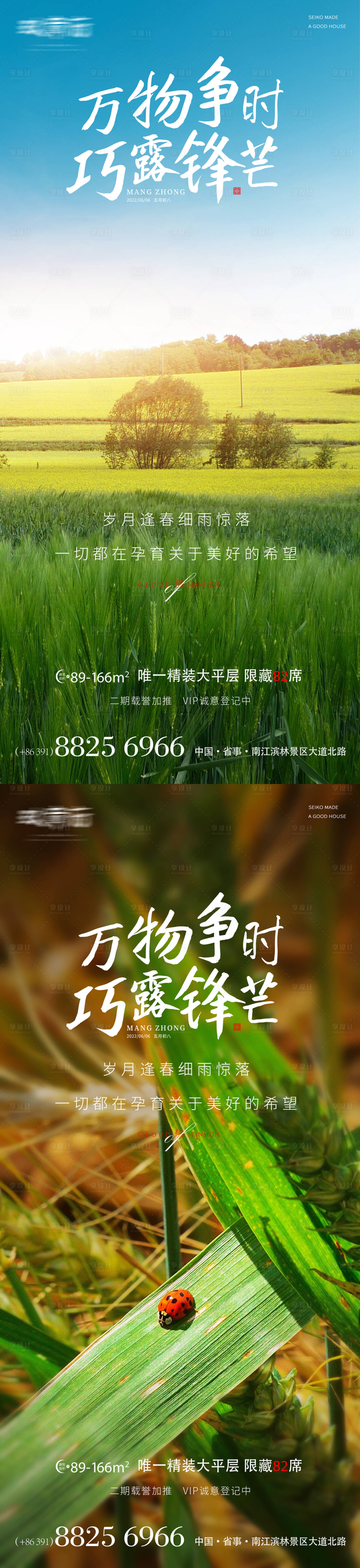 源文件下載【享設(shè)計(jì)】搜索編號(hào)：20640010315189599【芒種節(jié)氣系列海報(bào)】