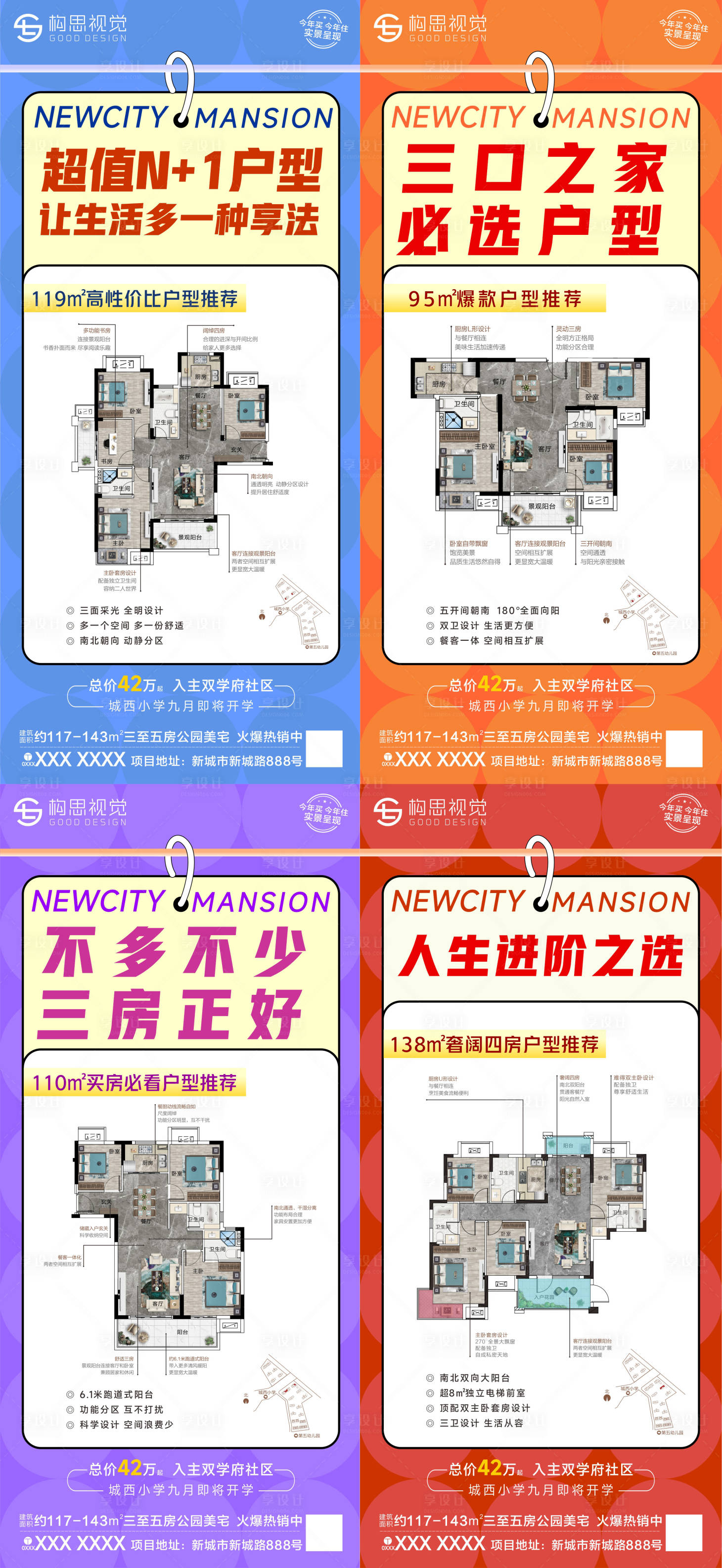 源文件下載【享設(shè)計】搜索編號：15420010788679294【地產(chǎn)戶型海報】