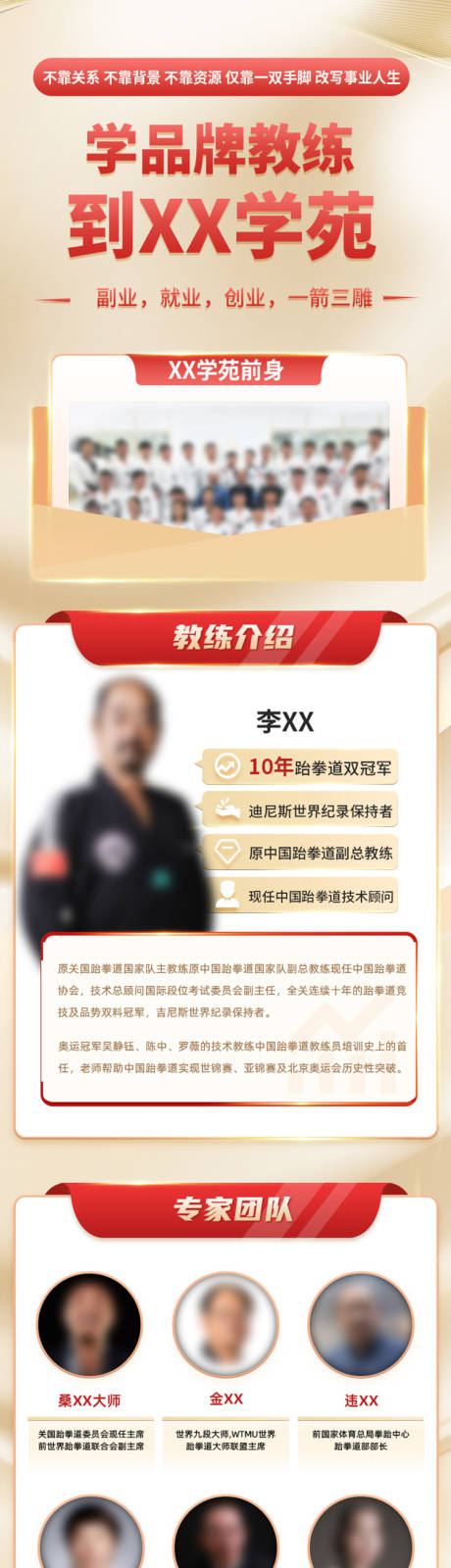 源文件下载【培训专家团队简介海报长图】编号：20220625175349164