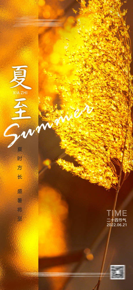 源文件下载【享设计】搜索编号：85460010491619270【夏至节气海报】