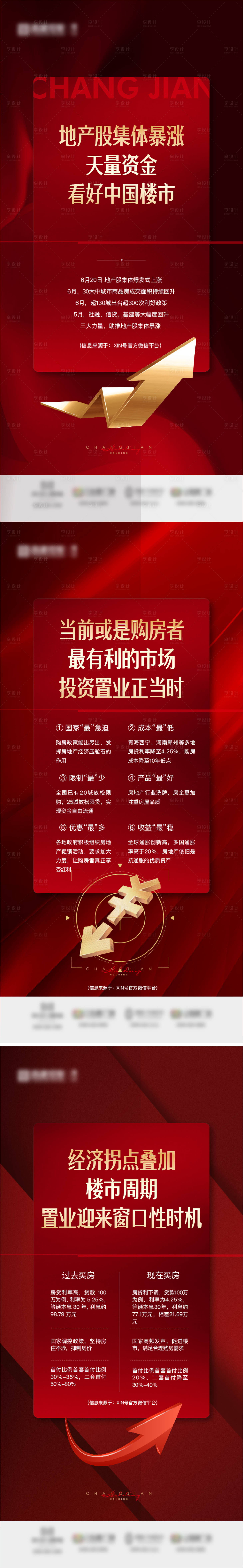 源文件下載【享設計】搜索編號：34370010655801378【房地產漲價熱銷系列海報】