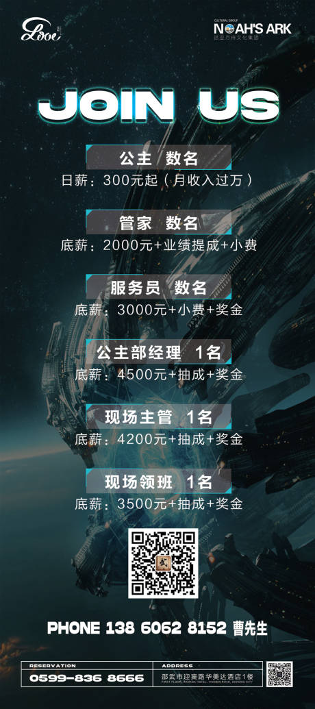源文件下载【酒吧夜店招聘】编号：94620010727913941