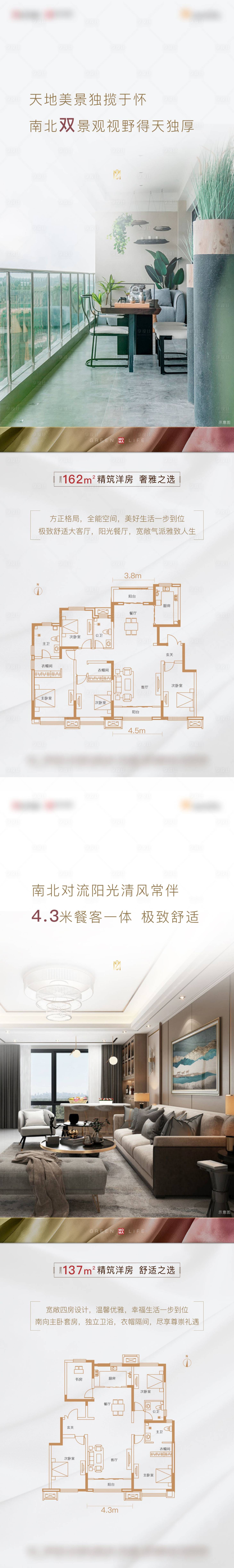 源文件下载【地产洋房户型价值点长图】编号：42400010540246563