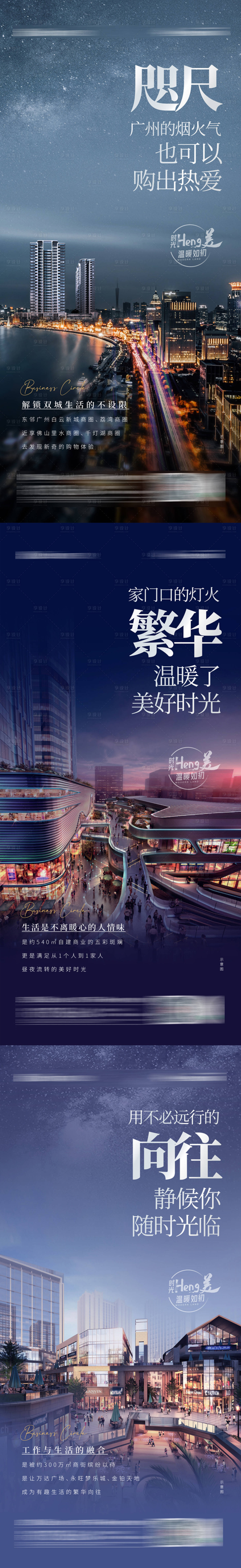 源文件下載【地產價值點商業配套系列海報】編號：42420010767834009