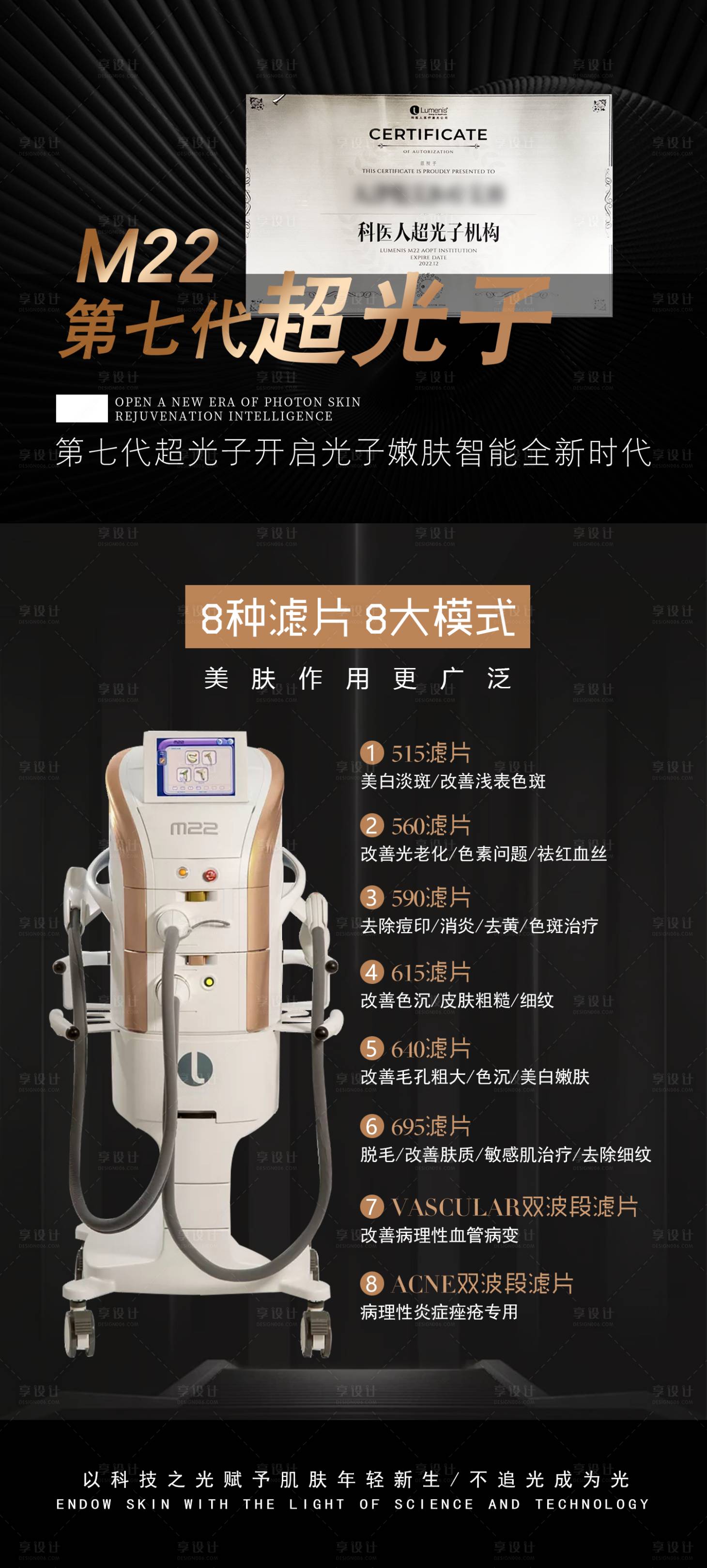 源文件下载【享设计】搜索编号：78630010523922239【医美超光子海报】
