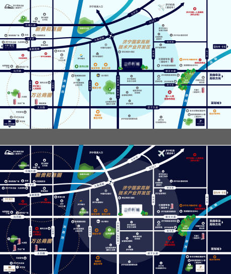 源文件下载【地产简洁高端区位图】编号：20220627162612627