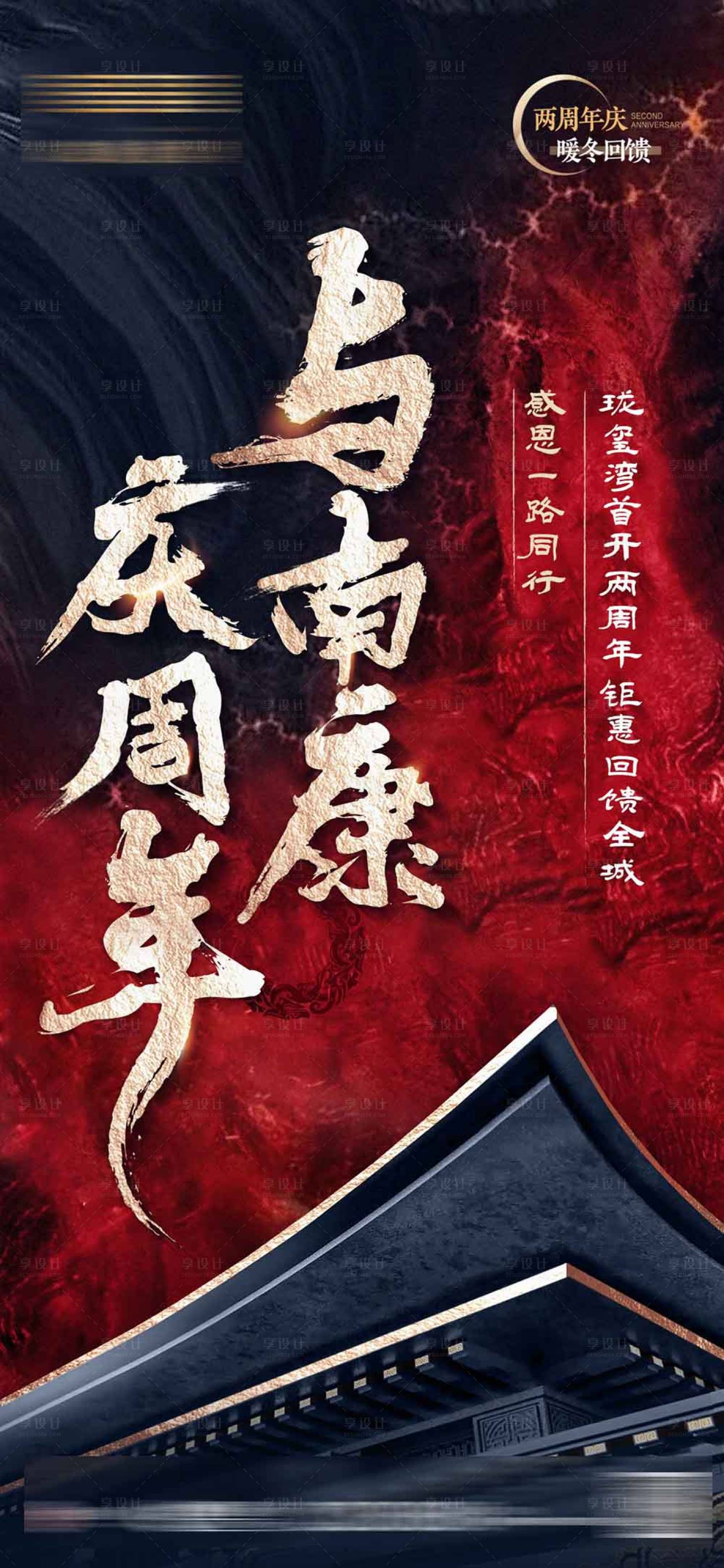 源文件下載【地產周年慶海報】編號：63980010744483878