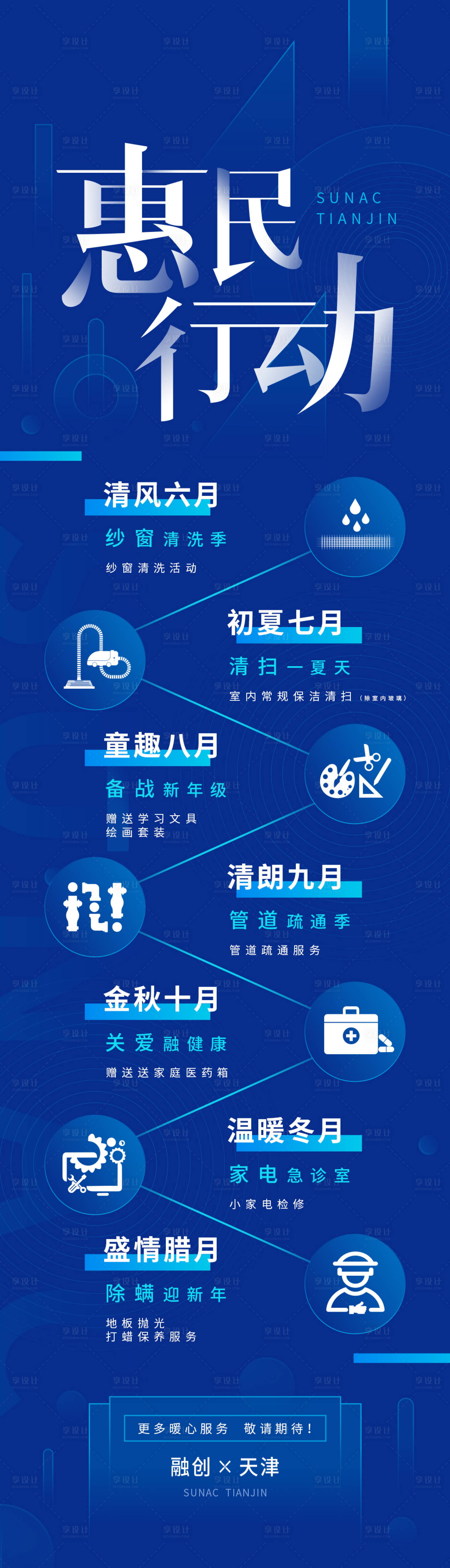 源文件下載【享設計】搜索編號：11610010764994252【地產惠民行動長圖海報】